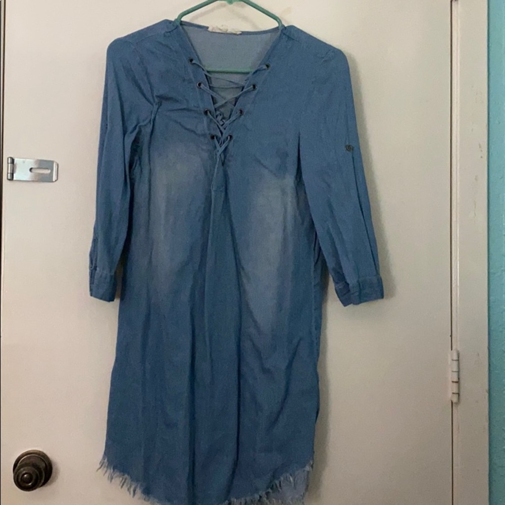 denim dress